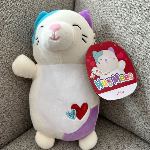 Nwt 10" Cora the Cat Hugmee Hug Mee Kellytoy 2022 New Squishmallow - Picture 2 of 5